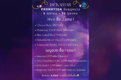 (06 ต.ค. 2568 - 06 พ.ย. 2568) Promotion : Isekai บาร์ (Isekai Bar)