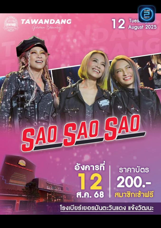 สาวสาวสาว : Tawandang Chaeng Watthana (โรงเบียร์เยอรมันตะวันแดง แจ้งวัฒนะ) : Bangkok (กรุงเทพมหานคร)