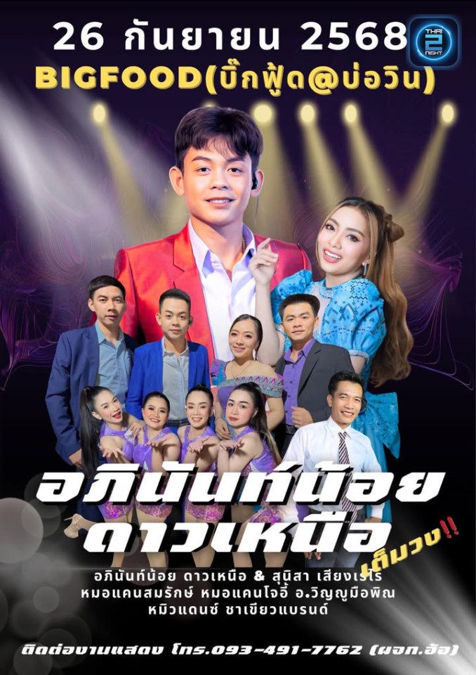 อภินันท์น้อย ดาวเหนือ : Bigfood บ่อวิน (Bigfood บ่อวิน) : Rayong (ระยอง)