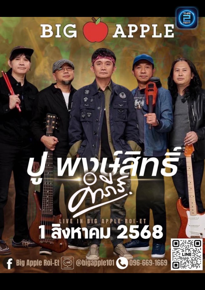 ปู พงษ์สิทธิ์ คำภีร์ : Big Apple Roi-Et (Big Apple Roi-Et) : ร้อยเอ็ด (Roi Et)