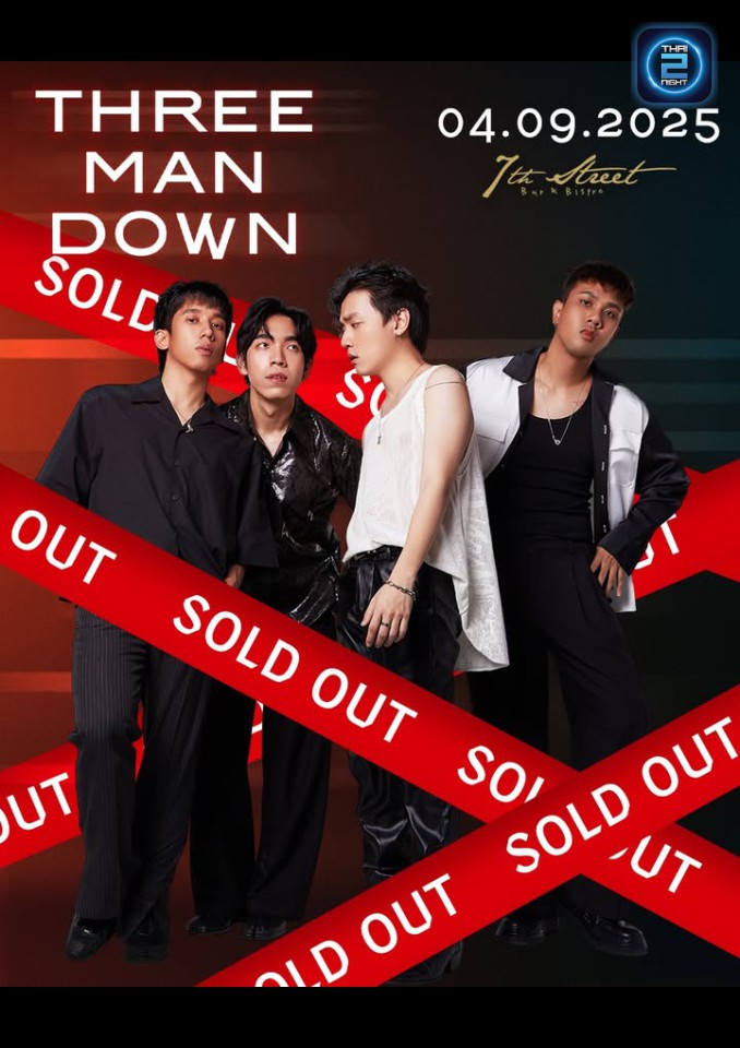 Three Man Down : 7th Street Bar & Bistro (เซเว่น สตรีท บาร์ แอนด์ บิสโทร) : Samut Prakan (สมุทรปราการ)