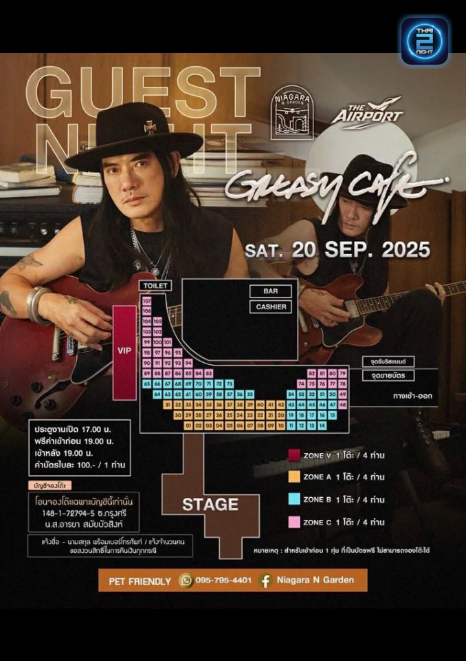 Greasy Cafe : นศ บานฉ่ำ (Norsor Banchum) : นครปฐม (Nakhon Pathom)
