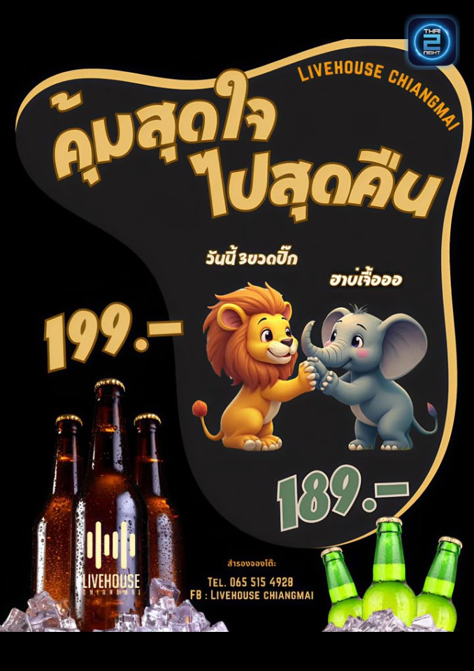 Promotion : ไลฟ์เฮ้าส์ เชียงใหม่ (LIVEHOUSEchiangmai) : เชียงใหม่ (Chiang Mai)
