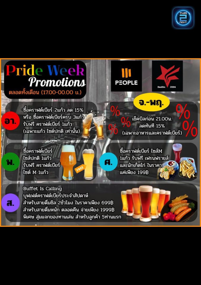 Promotion : People Brewery (People Brewery) : Khon Kaen (ขอนแก่น)