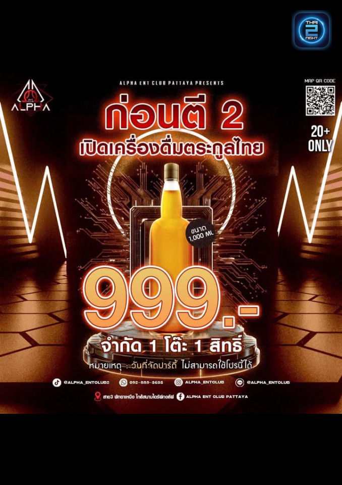 Promotion : Alpha Bistro & Bar (Alpha Bistro & Bar) : Chon Buri (ชลบุรี)