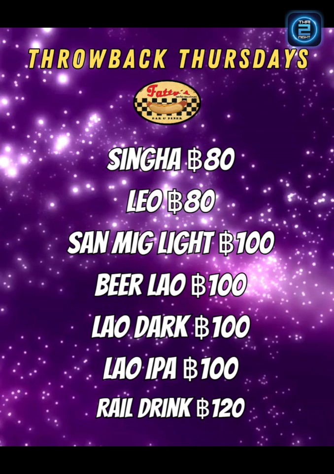 Promotion : Fatty's Bar & Diner (Fatty's Bar & Diner) : กรุงเทพมหานคร (Bangkok)