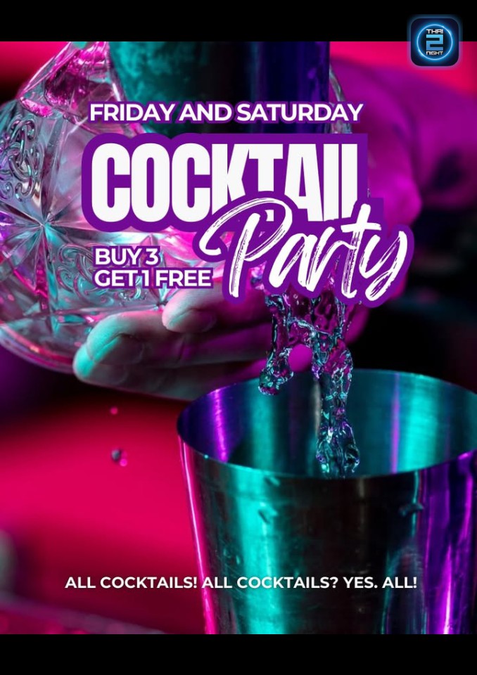 Promotion : เดอะ ไอซ์คิว (The ICE CUBE at V2O Cocktail Bar Pattaya) : ชลบุรี (Chon Buri)