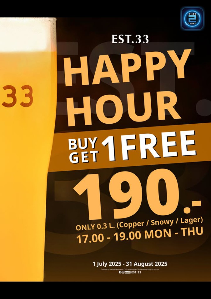 Promotion : เอส 33 เดอะไนน์ (EST.33 The Nine) : กรุงเทพมหานคร (Bangkok)