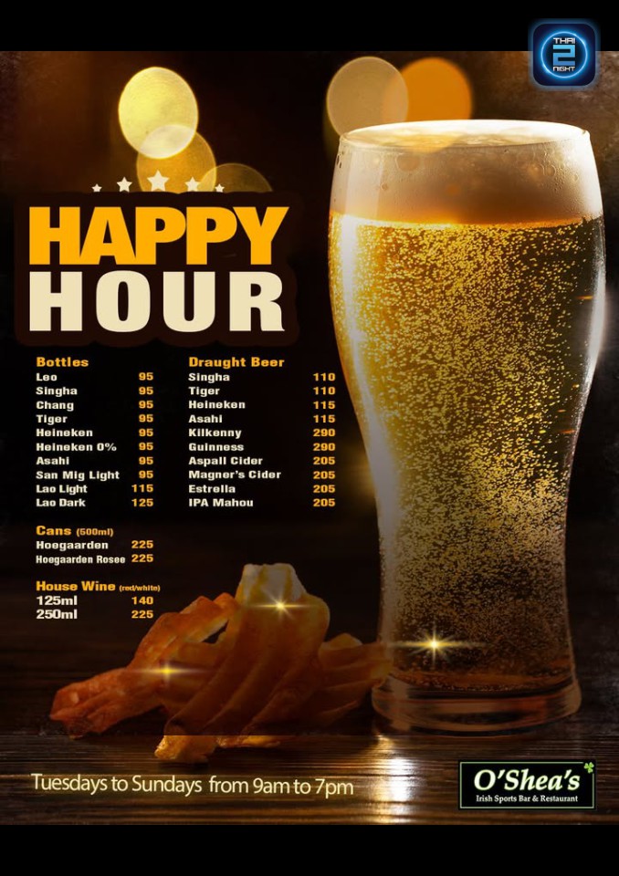 Promotion : O’Shea’s Irish Bistro (O’Shea’s Irish Bistro) : Bangkok (กรุงเทพมหานคร)
