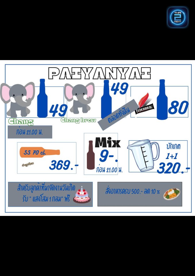 Promotion : ไป-ยานใหญ่ Restaurant & Drink (PAI YAN YAI Restaurant & Drink) : เชียงใหม่ (Chiang Mai)