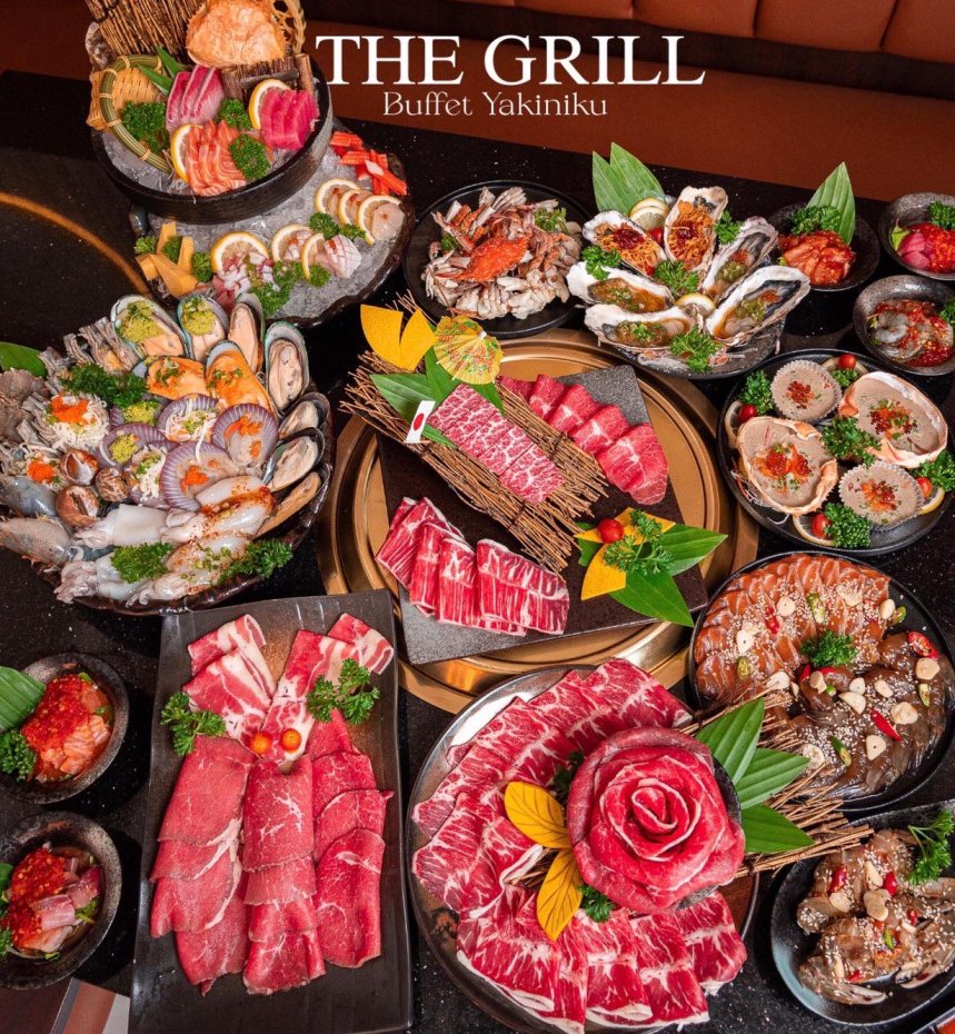 The Grill บุฟเฟ่ต์ยากินิคุ ชาบู ซูชิ ฮาลาล : กรุงเทพมหานคร