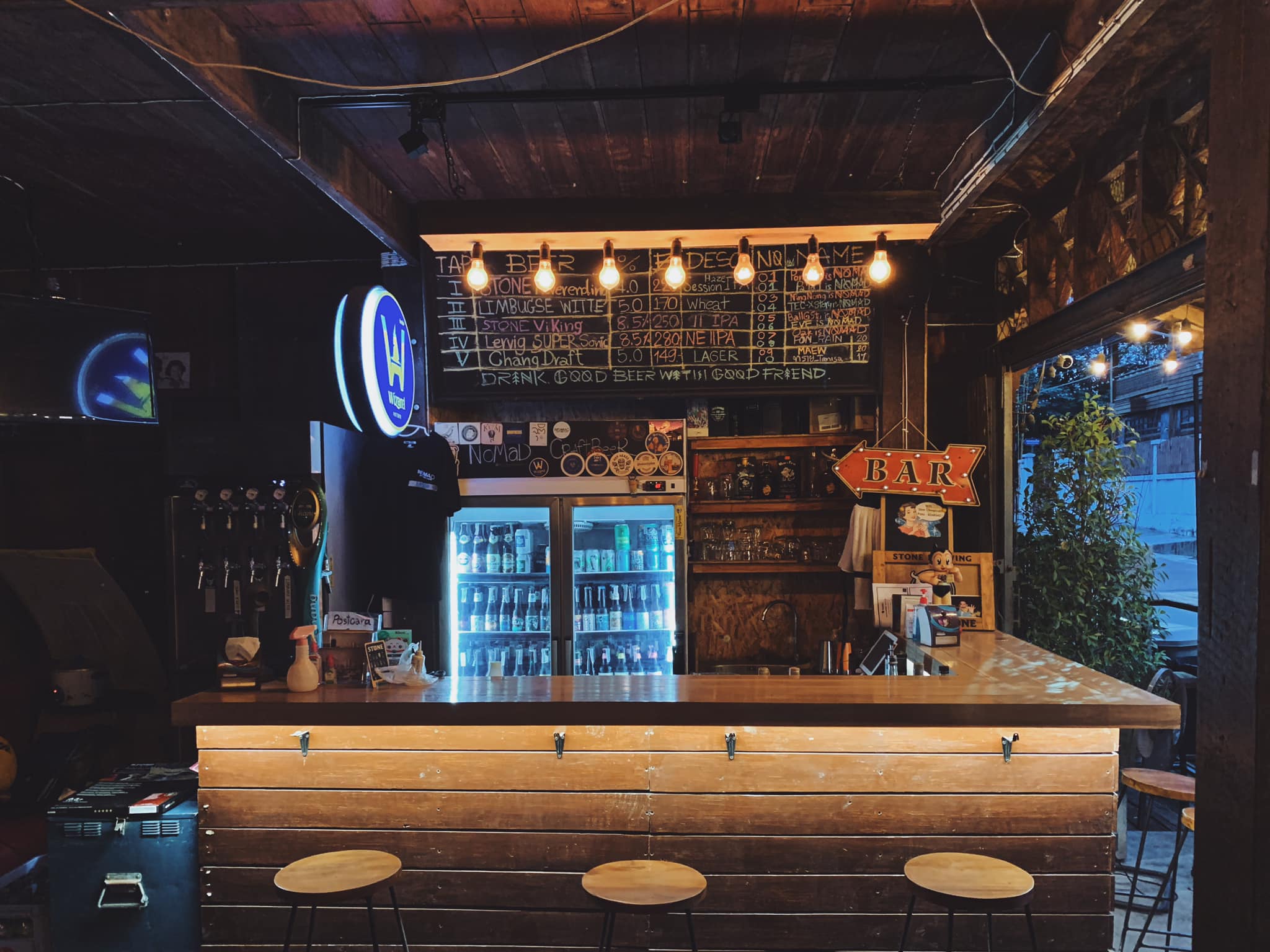 Nomad craft beer&cafe’ (โนแมด คราฟท์เบียร์ แอนด์ คาเฟ่) : Phrae (แพร่)