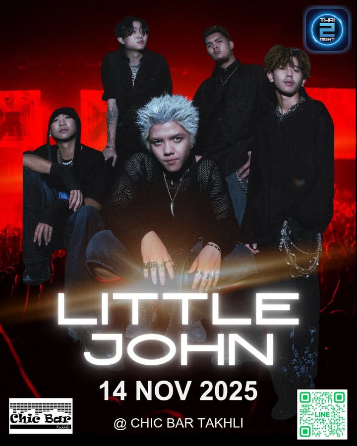🎊ศุกร์ที่ 14 พฤศจิกายน 2568🎉
11th Anniversary CHIC BAR Takhli 🎂
พบกับวง Little John วงร๊อคสุดมันส์‼️